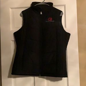 CycleBar logo puffer vest. NWOT
